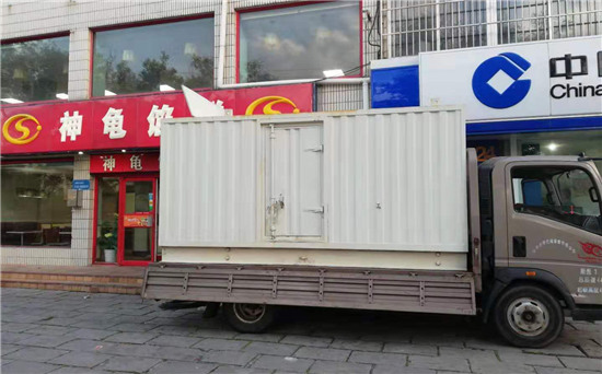 新州镇出租发电机施工案例
